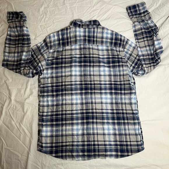 Patagonia Long-Sleeve 100% Organic Cotton in Flannel Shirt - Men's Medium - Picture 4 of 5
